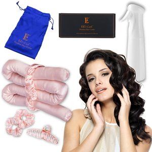 100% Mulberry Silk Heatless Hair Curler Set